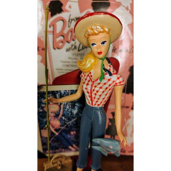 From Barbie with Love By Enesco Picnic 1994 Figurine - Picture 2 of 8